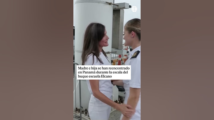 Emotivo abrazo entre la Princesa Leonor y la Reina Letizia en Panamá #Leonor #Letizia #Abrazo