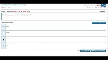 MTH001 Grand Quiz | Spring 2021 | Eman Institute of computer skills