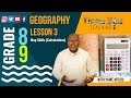 Gr 89 geography mapwork  scale distance area direction  lesson 35 