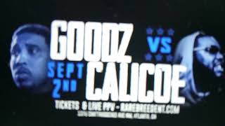 CALICOE vs GOODZ....I am NOT ✔️ for this Battle #DvE💿 REAL 💩