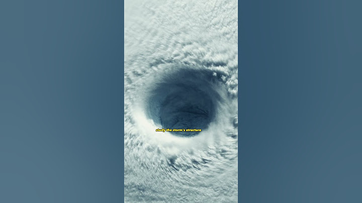 What a Hurricane Looks Like From Space 🌀