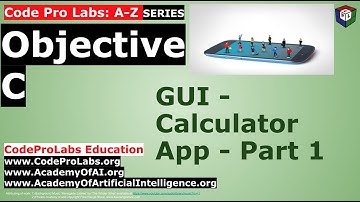 Objective C - GUI - Calculator App - Part 1
