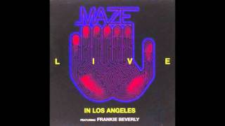 Video thumbnail of "Maze Featuring Frankie Beverly  - Happy Feeling Live"
