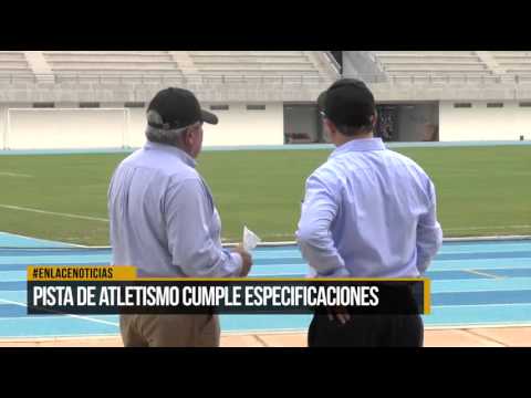 Pista de atletismo cumple especificaciones