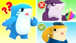 Who Can Help Me | Safety for Kids | Protection Rules | Kids Songs | Shark Academy