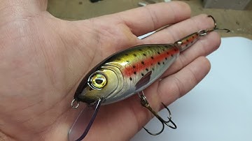 Lure making jointed trout minnow