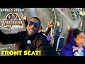 Pantheon Busch Gardens VA // 4K Front Seat Reverse POV!
