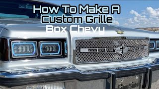 How To Make A Custom Box Chevy Grille With Your Old Grille