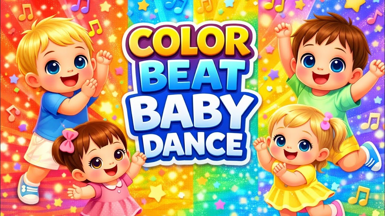 Cute Toddler Dance Song 💃🕺 | Sweet & Colorful Kids Dancing Video