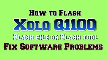 How to Flash or Upgrade Xolo Q1100 with Flash tool