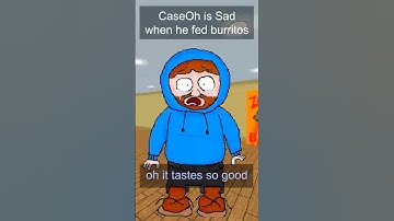 CaseOh is Sad, saying tastes good! #caseoh #funny #meme #baldisbasics