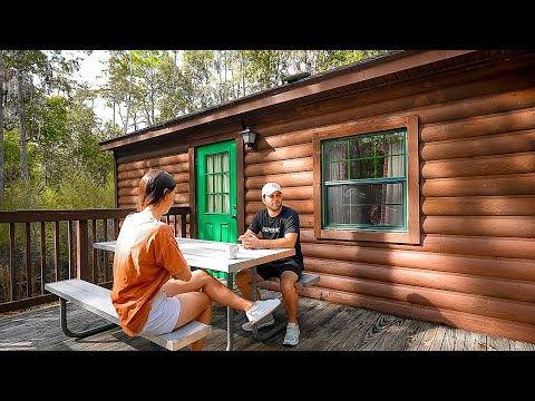 Checking Out Of Our Wilderness Cabin: Exploring The Hidden Trails AND Buying The iPhone 15 Pro Max!