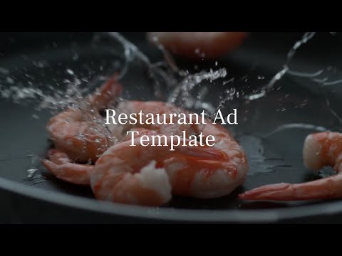 Restaurant Ad Video Template (Editable)
