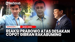 Reaksi Prabowo Subianto Atas Desakan Copot Gibran Rakabuming