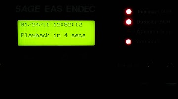 Harris SAGE Endec - Receiving and Re-Broadcasting a Test Message