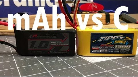 nerdnic | Lipo Battery mAh vs C Rating (Turnigy Graphene and Zippy Compact)