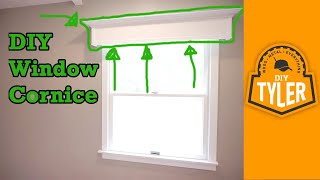 Simple DIY Window Cornice