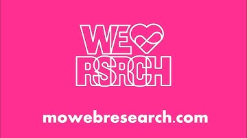 We Love Research - moweb research (Official Video)