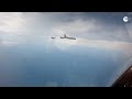 Российский истребитель перехватил французские самолеты над Черным морем. Кадры Минобороны