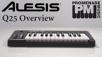 Alesis Q25 USB MIDI Keyboard Controller - Overview