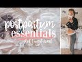 MY POSTPARTUM ESSENTIALS | What I Used for Recovery! | Becca Bristow