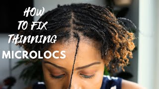 HOW TO FIX THINNING MICROLOCS FIX DAMAGED LOCS USING EXTENSIONS | SIMPLE METHOD | NO GRID MICROLOCS