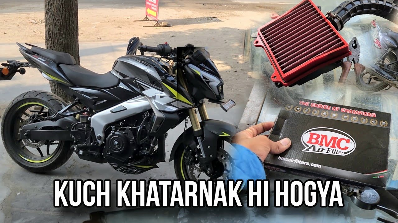 Pulsar ns 400 performance upgrade | BMC air filter in NS 400 |