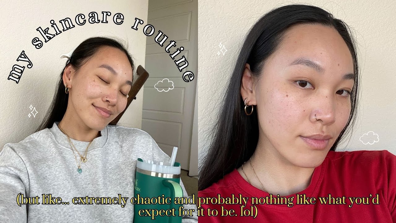 MY SKINCARE ROUTINE i grew up with hormonal, cystic acne... so this