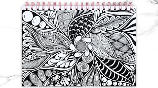 Zentangle art | Zentangle | Doodle art | Zendoodle | Zentangle Patterns | Doodle Patterns