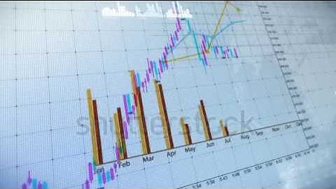 stock footage bar graph of stock exchange market indices animation abstract animated k video backgro