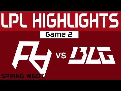 RA vs BLG Highlights Game 2 LPL Spring Split 2024 Rare Atom vs Bilibili Gaming by Onivia