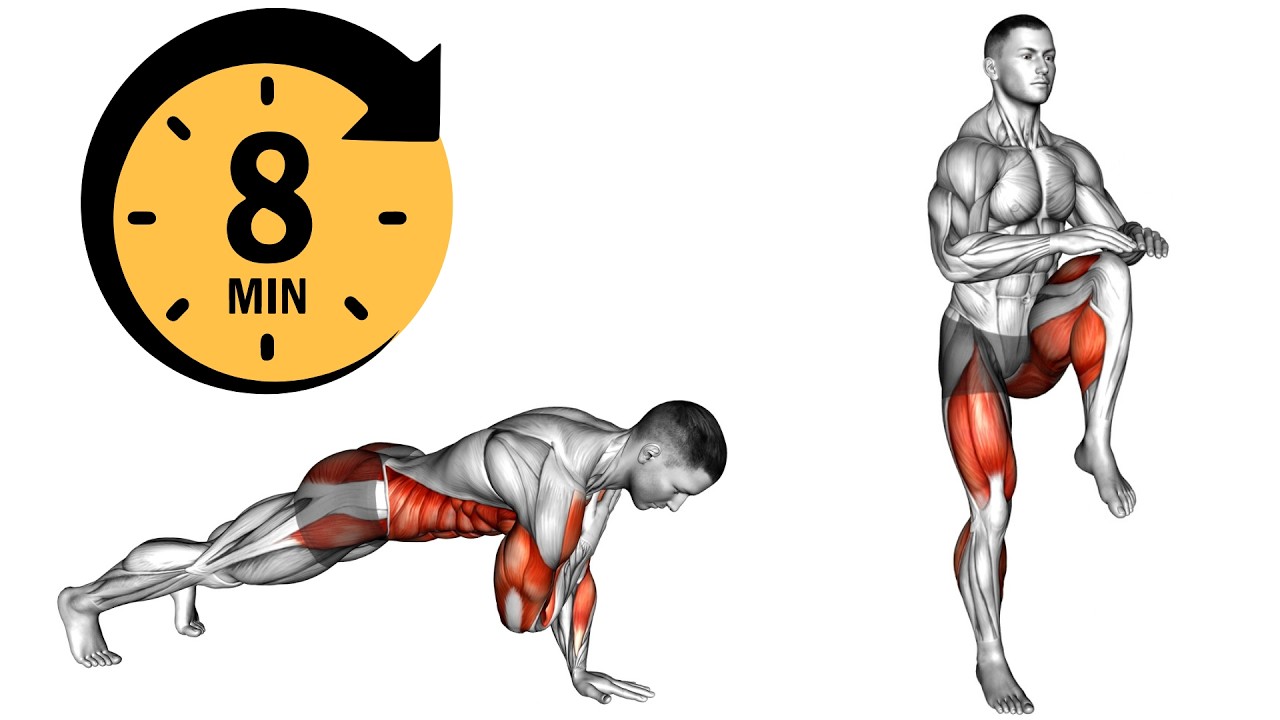 Build Muscle Easily At Home With These 8 Exercises - YouTube