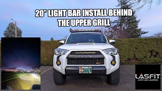 Installing a Light Bar Behind The Upper Grill of my 5th Gen Toyota TRD 4Runner. by Twisted Jake 9,404 views 2 years ago 10 minutes, 36 seconds