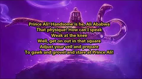 Will Smith- Prince Ali (From Aladdin) (Lyrics) {HeyLyrics}