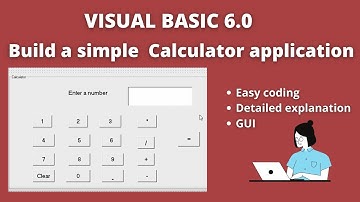 SIMPLE CALCULATOR APPLICATION USING MICROSOFT VISUAL BASICS 6.0 IN TAMIL
