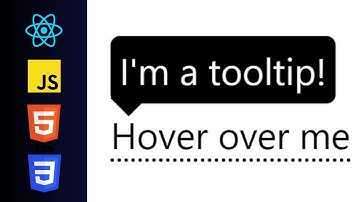 Tooltip: A simple and customizable tooltip component built with React!