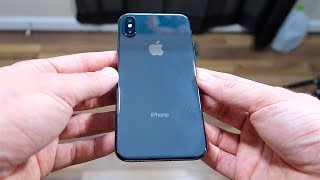 iPhone X with NO Case!