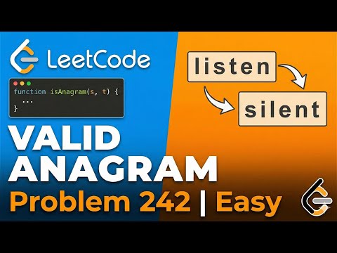 Valid Anagram | LeetCode 242 | JavaScript Solution Explained