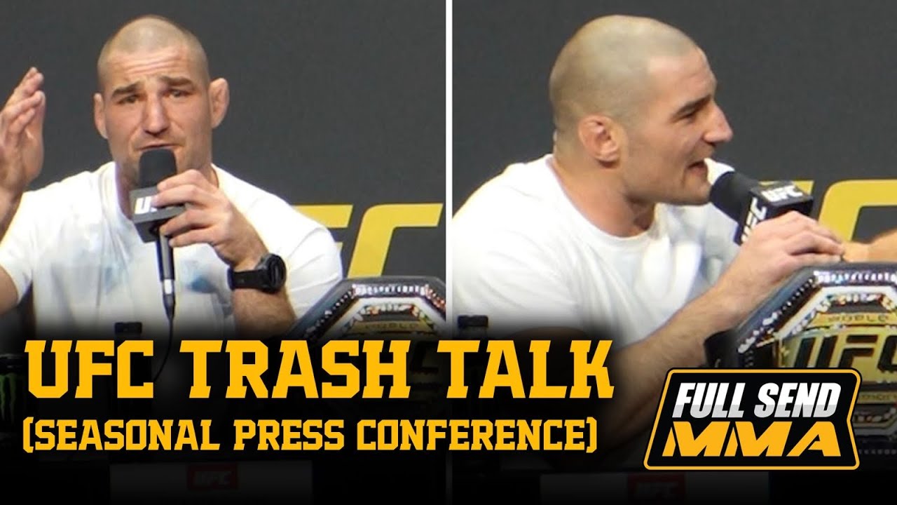 BEST TRASH TALK MOMENTS UFC SEASONAL PRESS CONFERENCE (HILARIOUS) 