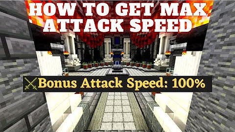 How to Get 100% (MAX) Attack Speed-Guide: Hypixel Skyblock
