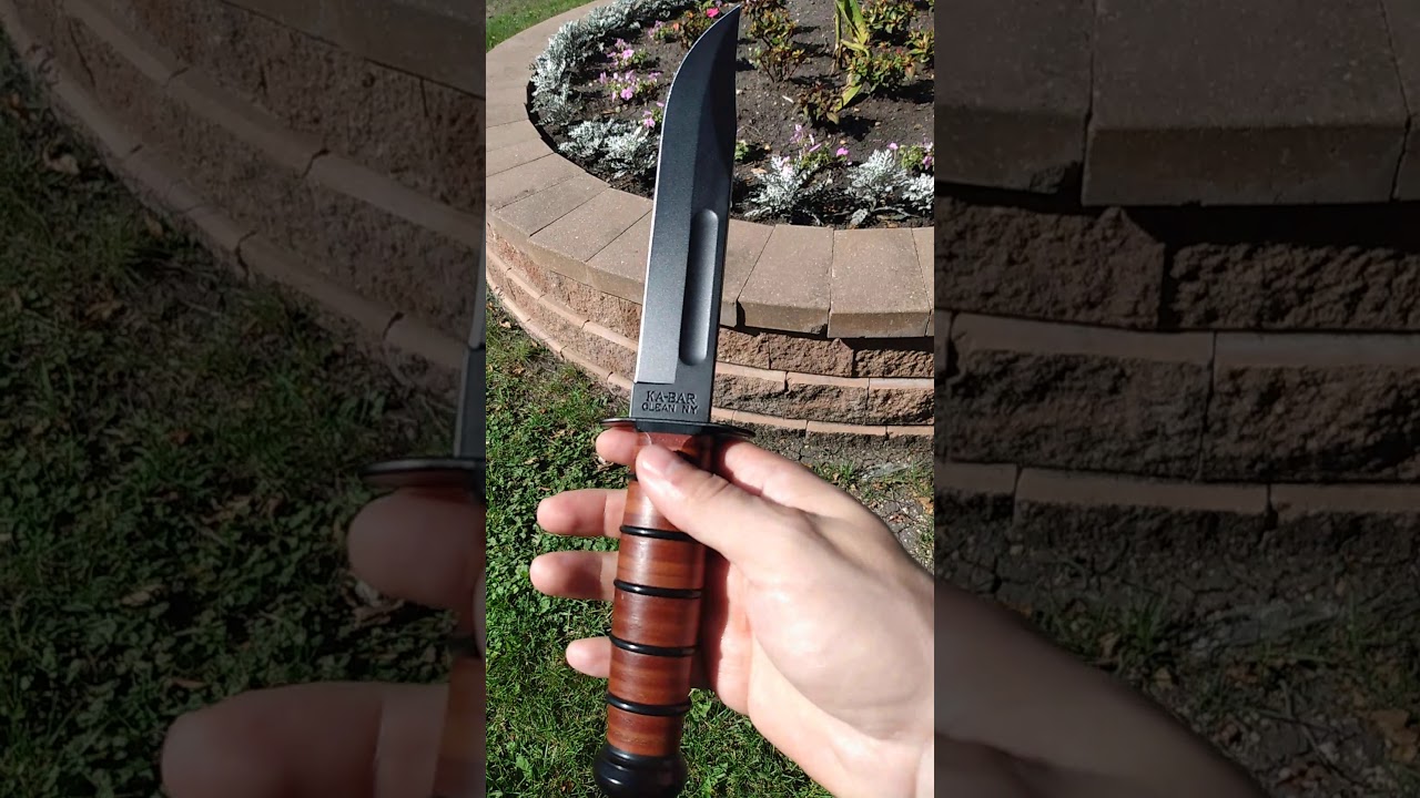 Kabar USMC knife upgrade on a lovely day!