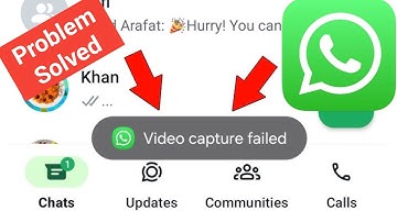 How to fix whatsapp video capture Failed Problem 2025 | WhatsApp Video capture Failed Problem Solved