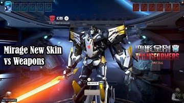 TRANSFORMERS Online 变形金刚 - Mirage New Skin vs Weapons Control Mode MVP Gameplay