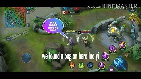 Found bug on hero luo yi on advance server | mobile legends:bang bang. 2020