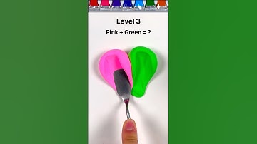 How many did you get right?? #colormixing #claymixing #guessthecolor #oddlysatisfying #asmrart