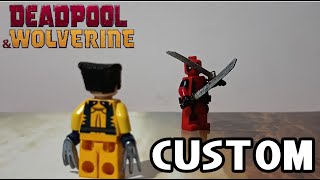 Mini custom de Deadpool y Wolverine LEGO