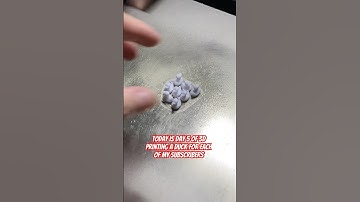 Day 5 of 3D-Printing a duck for each of my subscribers 🦆🤙 #rubberduck #3dprinting #3dprintfailarmy