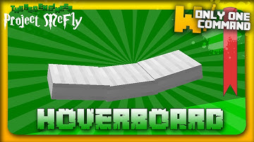 Minecraft - Back to the Future hoverboard with only one command block #BackToTheFutureDay