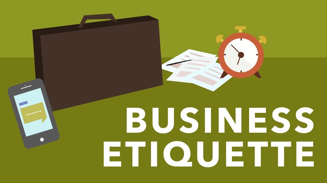 Learn business etiquette with this course, Language Services Bureau posted  on the topic