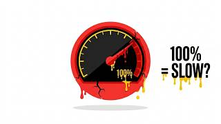 Why 100% Efficiency Makes Everything Slower